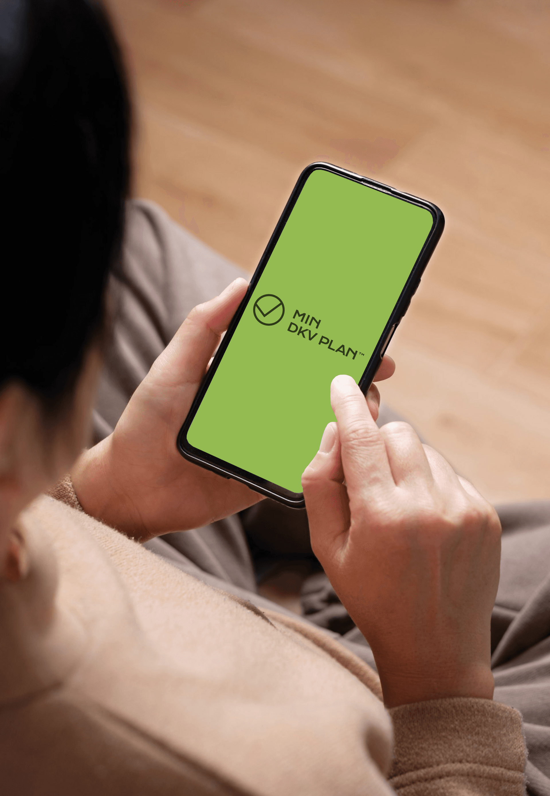 DKV plan på mobilen